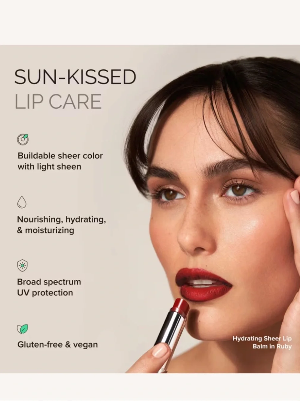 NWT MDSolarSciences Hydrating Sheer Lip Balm SPF 30- Bare